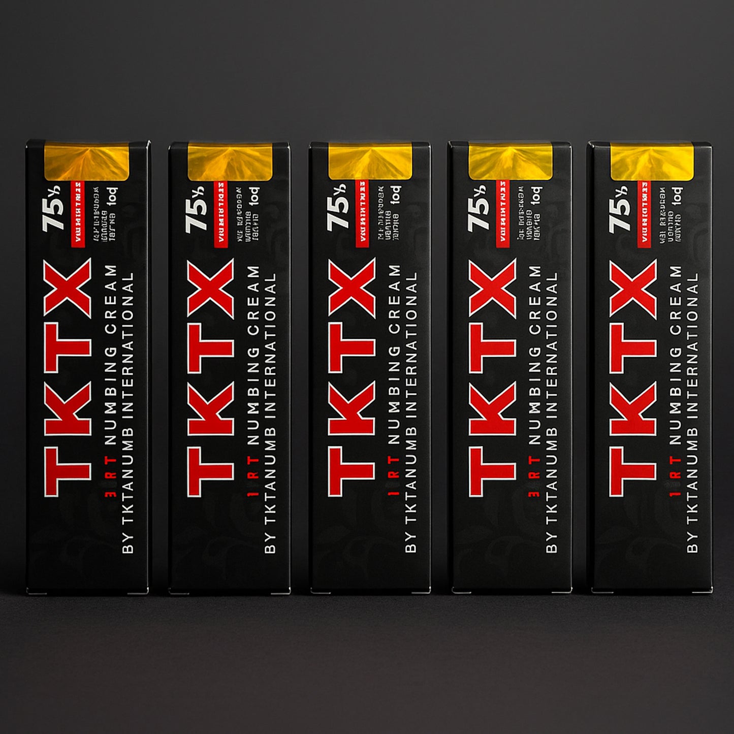 5PACK TKTX Crema Negra 75%