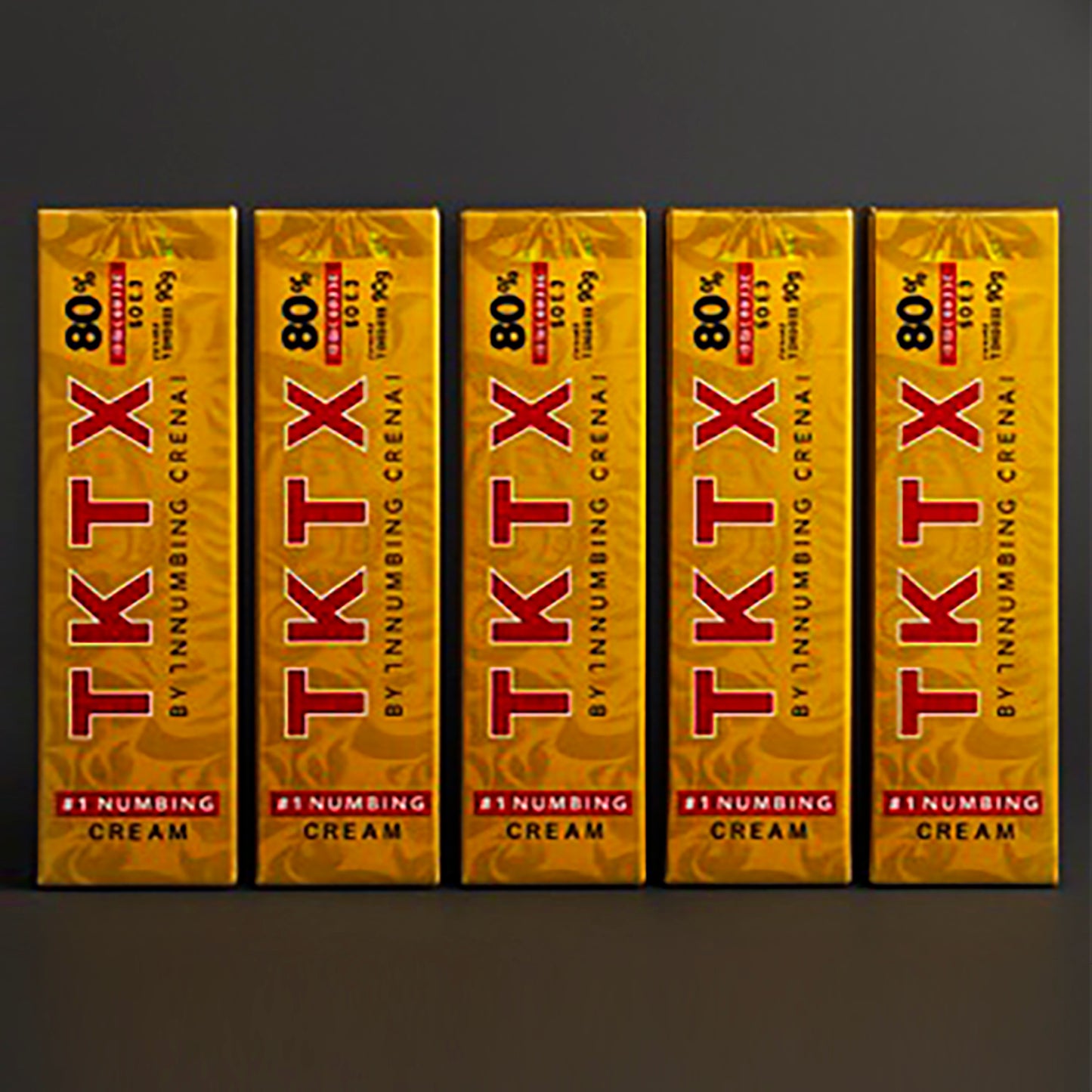 5er-Packung TKTX Goldcreme 80%